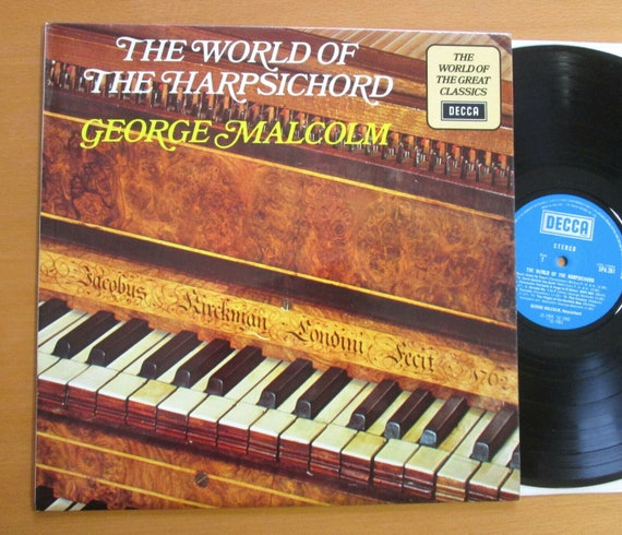 The World Of The Harpsichord George Malcolm Decca Stereo SPA 261 Vinyl LP (12") Father's Day Gift Ideas