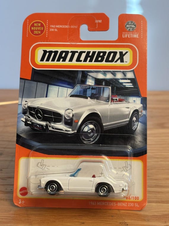 Matchbox 1963 Mercedes Benz 230 SL - White - Collector's Edition