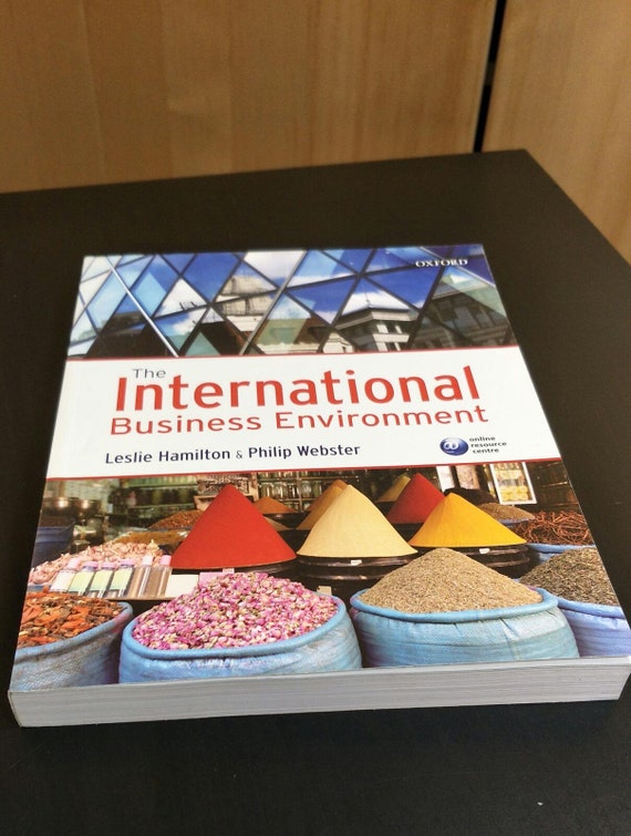 The International Business Environment by Philip Webster Paperback Christmas Gift Published by Oxford University Press