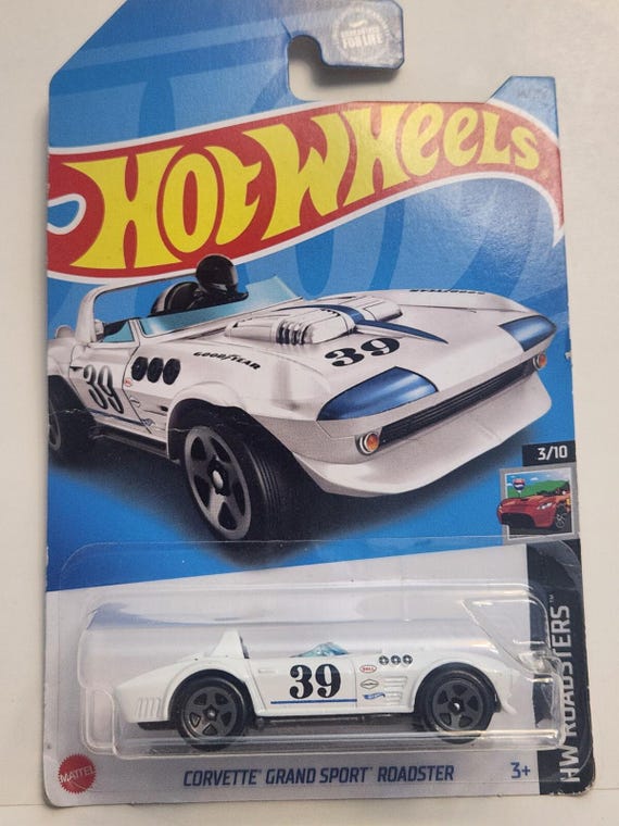 Hot Wheels Corvette Grand Sport Roadster HW Roadsters White Collector's Edition