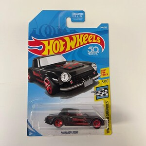 Hot Wheels Nissan Fairlady 2000 HW Speed Graphics Black Christmas Gift Idea