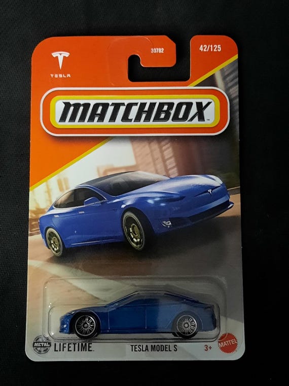 Matchbox Tesla Model S - Blue - Collector's Edition