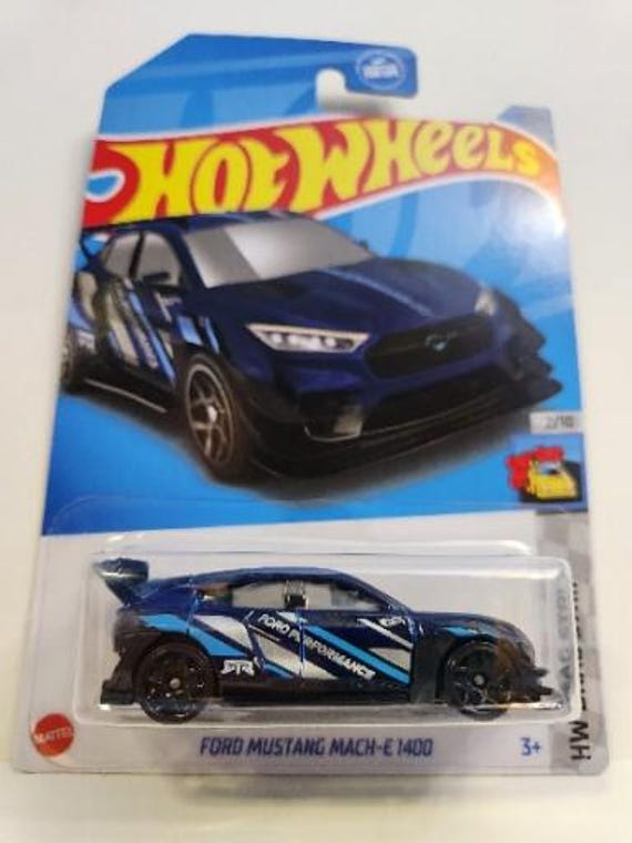 Hot Wheels Ford Mustang Mach-E 1400 HW Drag Strip Dark Blue Collector's Edition