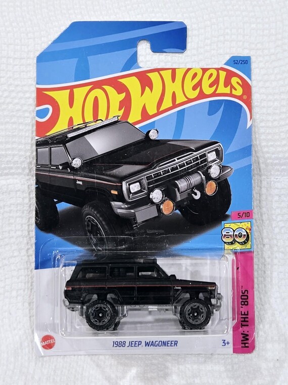Hot Wheels 1988 Jeep Wagoneer HW: The '80s Series Black Collector's Edition