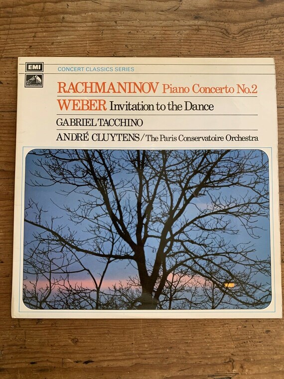Rachmaninov Piano Concerto No.2 Gabriel Tacchino Cluytens EMI SXLP 20050 LP (12") Perfect Birthday Gift