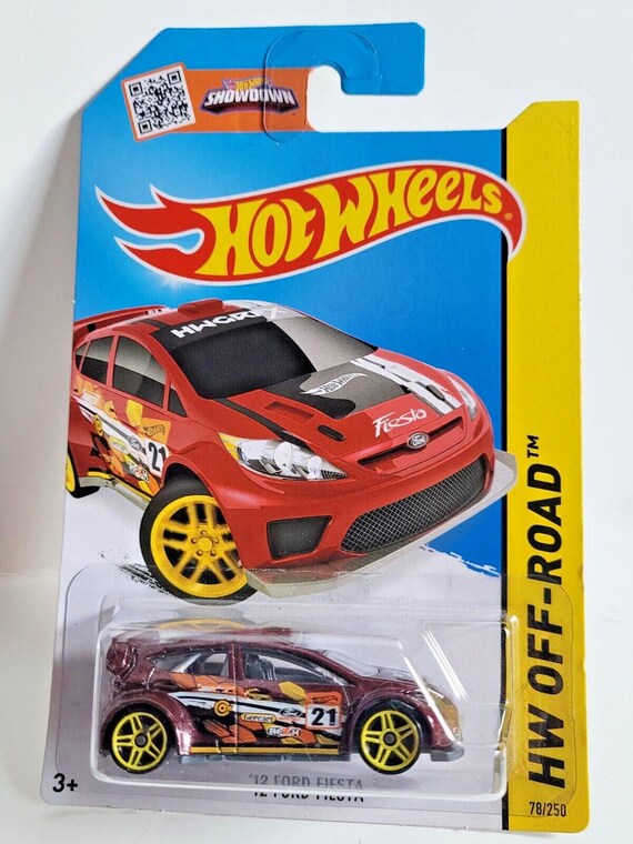 Hot Wheels '12 Ford Fiesta HW Off-Road Dark Red