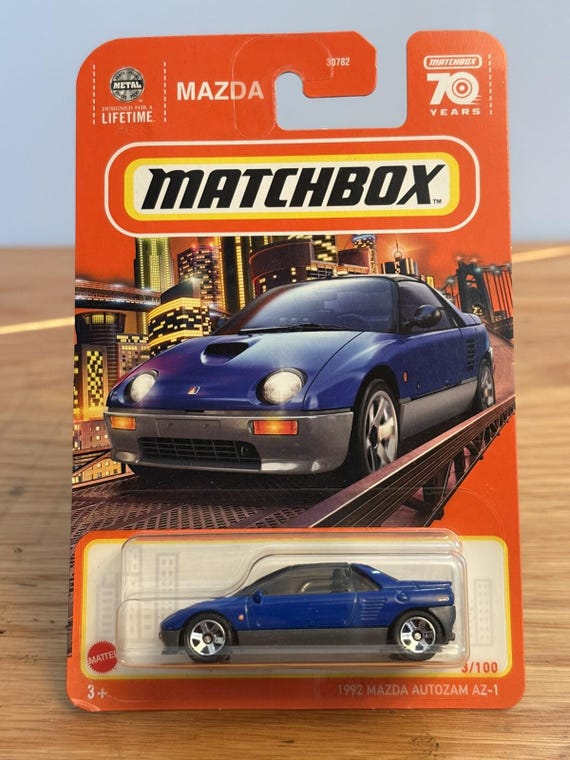 Matchbox 1992 Mazda Autozam AZ-1 - Blue - Collecto's Edition