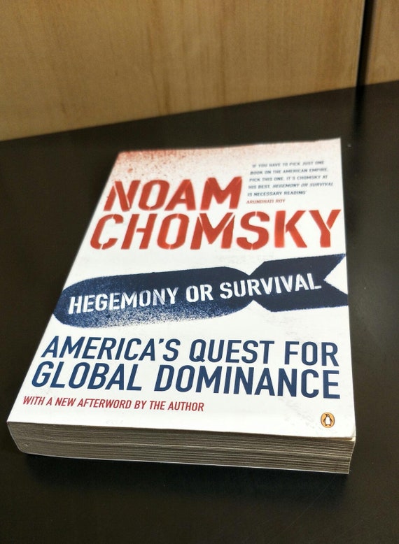 Hegemony or Survival : America's Quest for Global Dominance by Noam Chomsky Paperback Christmas Gift