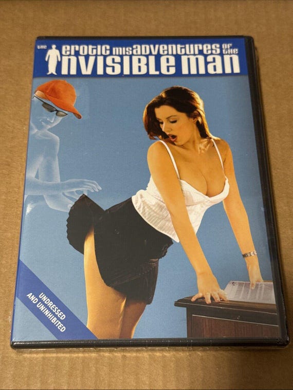 Adventures of the Invisible Man DVD R-Rated Version Rare Vintage Comedy Movie
