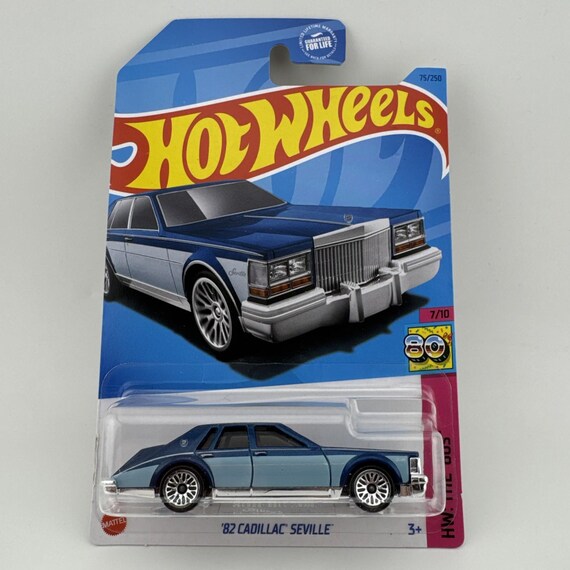 Hot Wheels 1982 Cadillac Seville Classic (Blue) Hw The '80S Collector's Edition