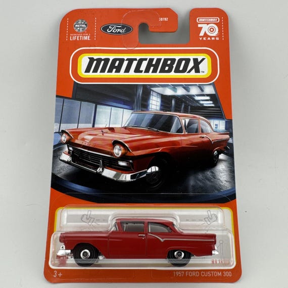 Matchbox 1957 Ford Custom 300 70Th Annyversary Edition Red Collector's Edition