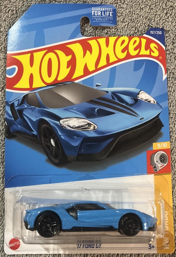 Hot Wheels Ford GT Hw Turbo Blue - Collector's Edition