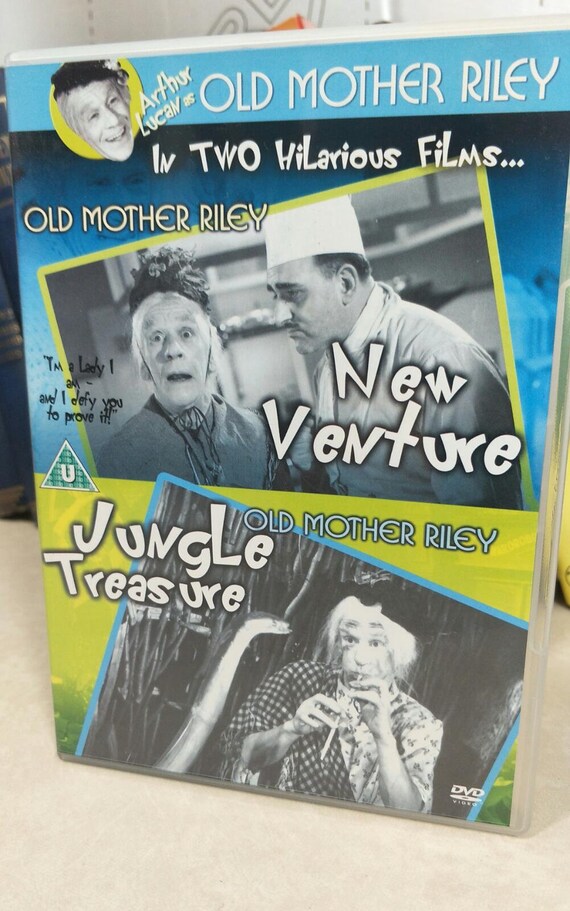 Old Mother Riley - New Venture / Jungle Treasure - Comedy 1951 DVD s