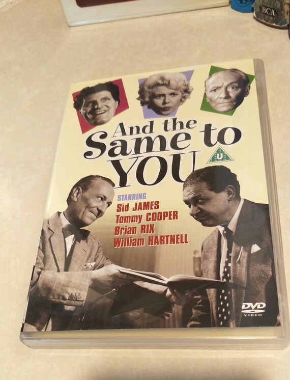 And The Same To You 1960 Tommy Cooper Sid James Comedy Film DVD s