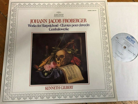 Froberger Works For Harpsichord / Kenneth Gilbert 2533 419 Vinyl LP (12") s