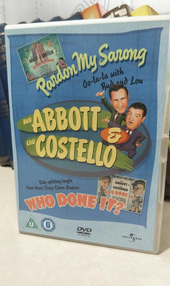 Abbott and Costello: Pardon My Sarong/Who Done It? DVD Christmas Gift Ideas