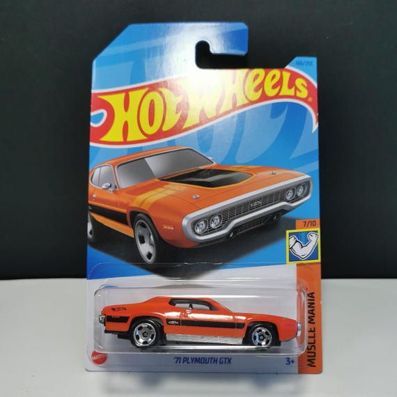 Hot Wheels 1971 Plymouth GTX HW Muscle Mania (Orange) Collector's Edition