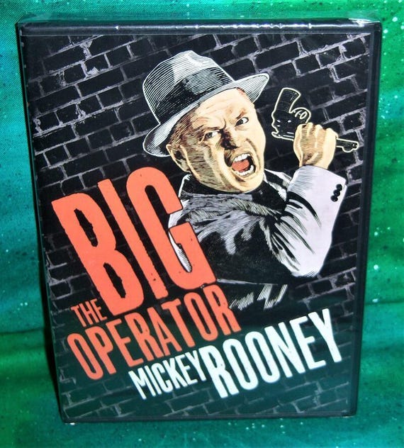 The Big Operator DVD 1959 Olive Films Mickey Rooney Film Noir Crime Film Classic Vintage