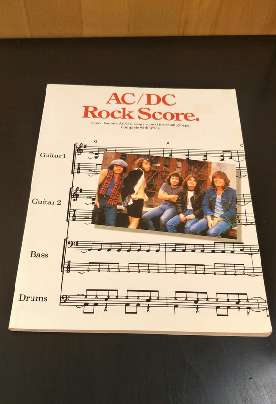 AC/DC: Rock Score Book Paperback Book Gift AMSCO Music
