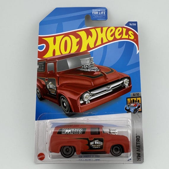 Hot Wheels 1956 Ford F-100 HW Metro "Mooneyes" Red Collector's Edition