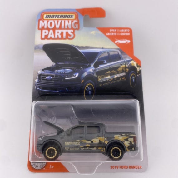 Matchbox Ford Ranger Moving Parts Camo Skyjacker Grey Collector's Edition