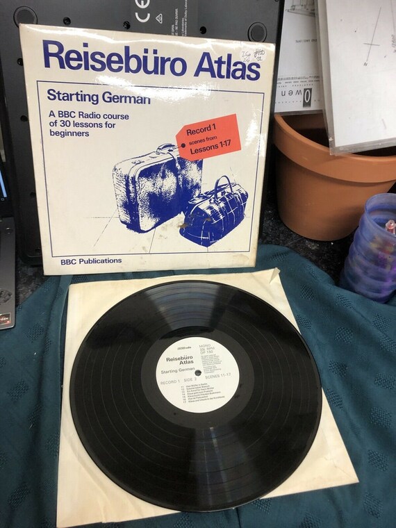 Reiserburo Atlas Starting German Language Course Record 1 Lessons 1-17 BBC Radio LP (12") s