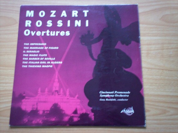 Wolfgang Amadeus Mozart And Gioacchino Rossini - Overtures FDY 2048 Vinyl LP (12") s