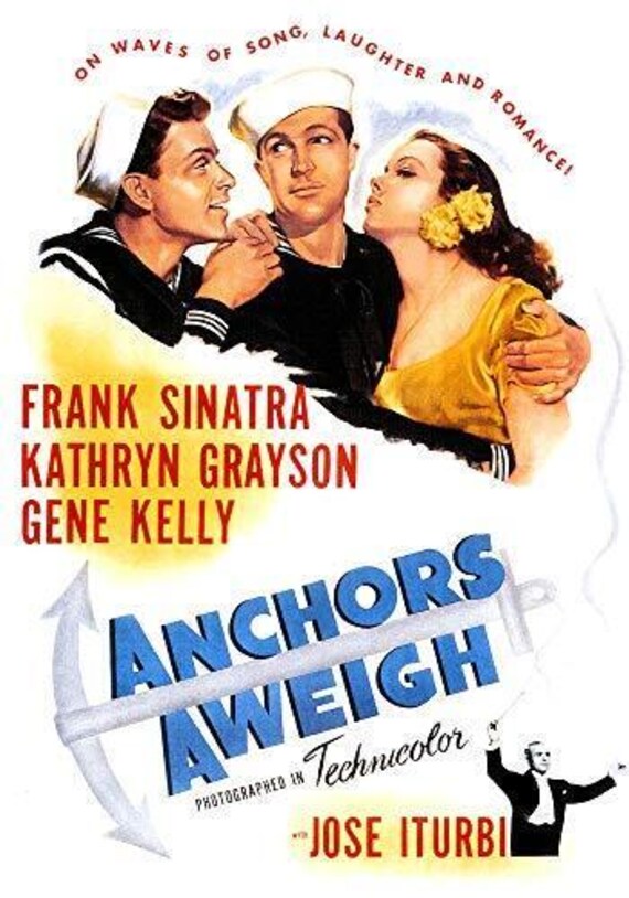 Anchors Aweigh - Frank Sinatra & Gene Kelly [DVD] [1945] Movie Christmas Season Holiday