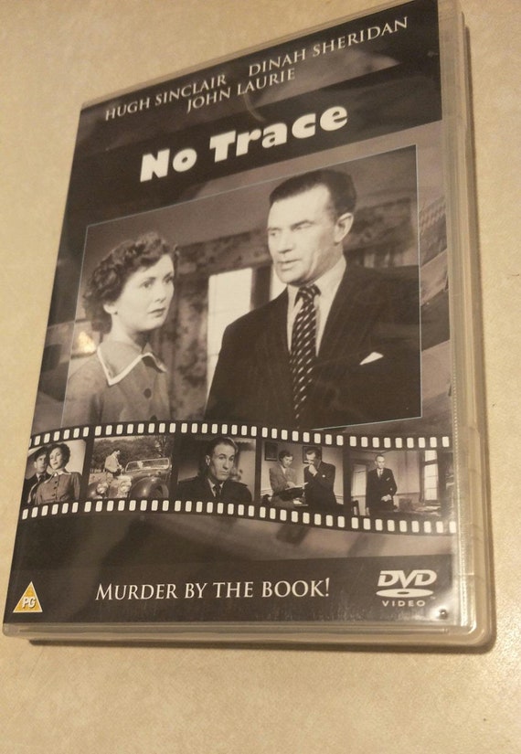 NO TRACE 1950 Rare Delete Classic British Crime Triller B&W Hugh Sinclair DVD s