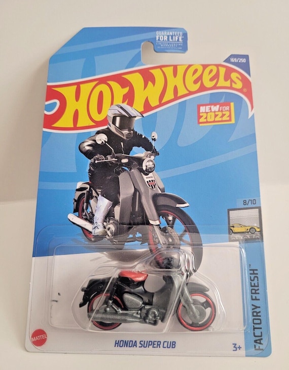 Hot Wheels Honda Super Cub Factory Fresh Black / Red