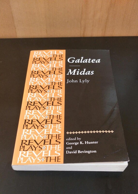 Galatea and Midas by John Lyly (Revels Plays) Paperback Christmas Gift Manchester University Press