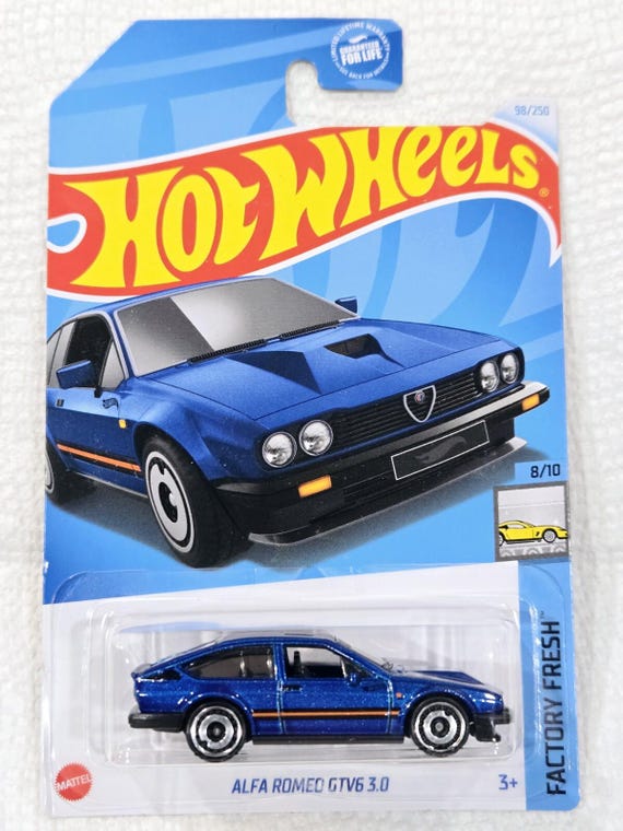 Hot Wheels Alfa Romeo GTV6 3.0 Factory Fresh Series Dark Blue Collector's Edition