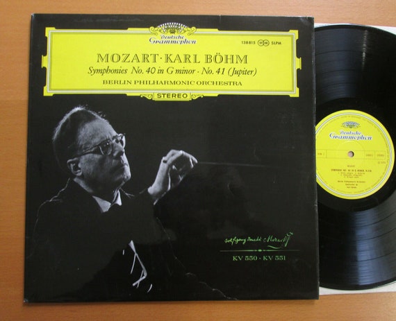 Mozart Symphony 40 & 41 Karl Bohm Berlin Philharmonic 1970 SLPM 138 815 Vinyl LP (12") Christmas Gift Ideas