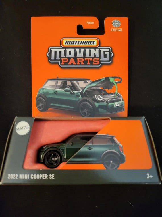 Matchbox Mini Cooper SE Moving Parts Dark Green - Collector's Edition