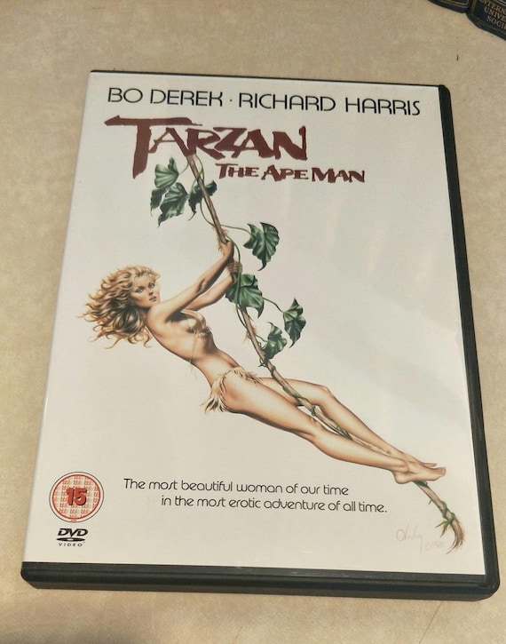 Tarzan The Apeman Vintage 1981 Richard Harris, Bo Derek, Miles O'Keeffe DVD Father's Day Gift Ideas