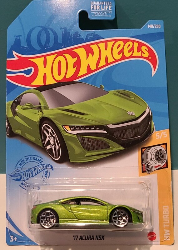 Hot Wheels Acura NSX HW Turbo Green Collector's Edition