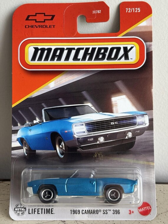 Matchbox 1969 Camaro SS 396 Convertible - Blue - Collector's Edition