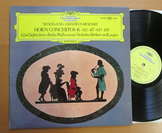 Mozart Horn Concertos Gerd Seifert Karajan 1969 Stereo SLPM 139 038 Vinyl LP (12") Christmas Gift Ideas