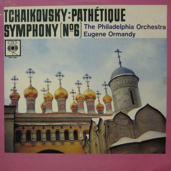 Tchaikovsky Pathetique Symphony No. 6 In B Minor - Eugene Ormandy CBS 72004 LP (12") s