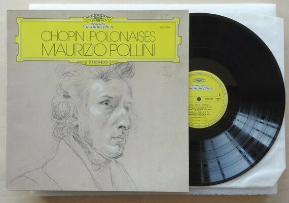 Chopin - Polonaises Maurizio Pollini DG 2530 659 NM Vinyl 1976 LP (12") s