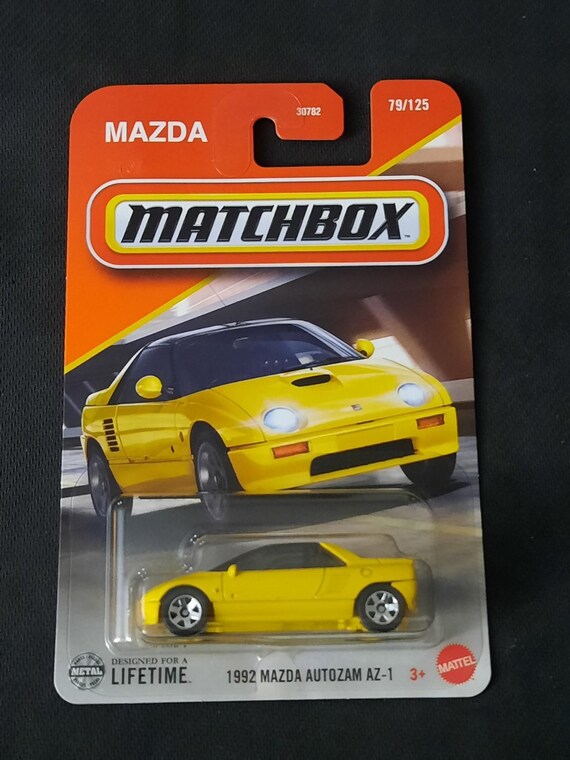 Matchbox 1992 Mazda Autozam AZ-1 - Yellow - Collector's Edition