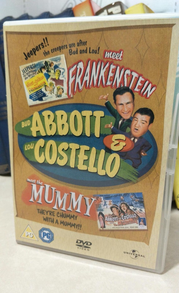 Abbott And Costello: Meet Frankenstein/Meet The Mummy 1955 DVD Perfect Birthday Gift