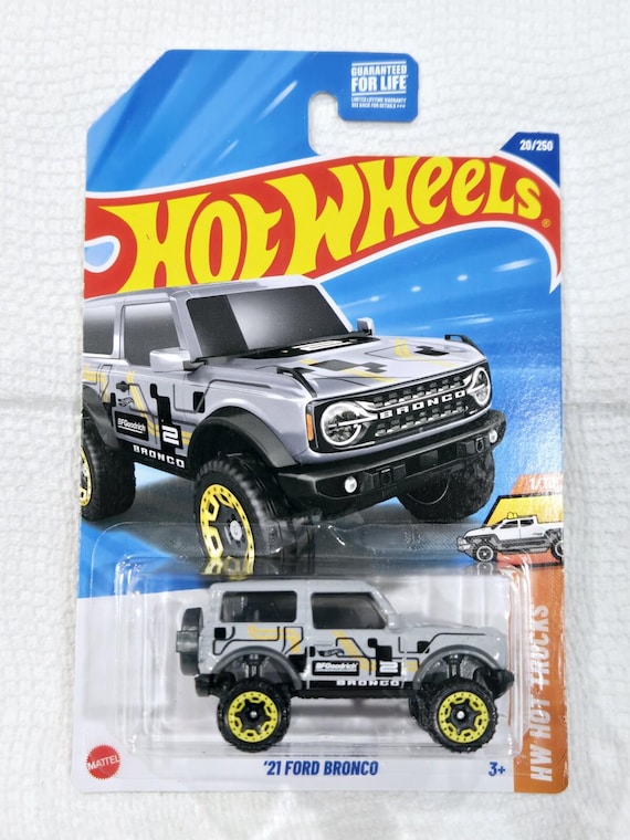 Hot Wheels Ford Bronco HW Hot Trucks Series Off Road Metallic Grey Collector's Edition