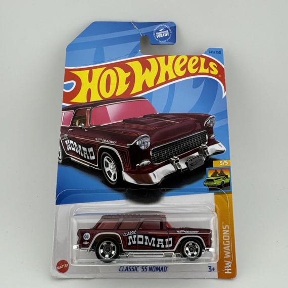 Hot Wheels Classic 1955 Nomad HW Wagons Dark Red Collector's Edition