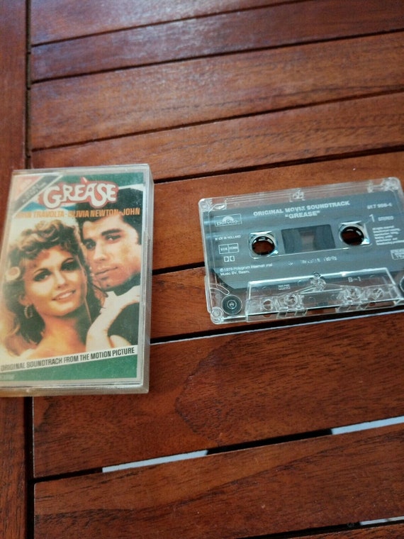 Original Movie Soundtrack: "Grease" - John Travolta Olivia Newton 1978 Audio Cassette Tape Perfect Birthday Gift