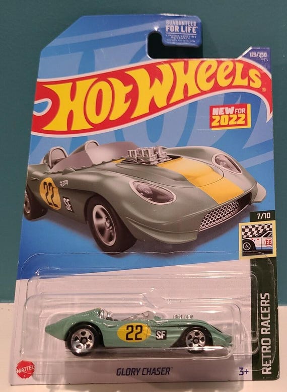 NHot Wheels Glory Chaser Hw Retro Racers 7/10 Diecast Car Teal Collector's Edition