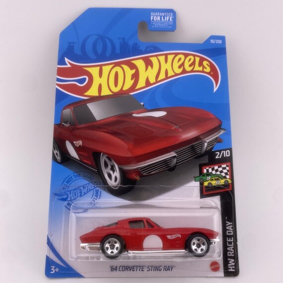 Hot Wheels 1964 Corvette Stingray HW Race Day Red Collector's Edition