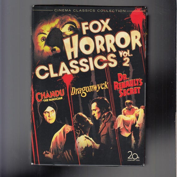 Fox Horror Classics Collection Vol 2 Region 1 , 3 Disc DVD Box Set