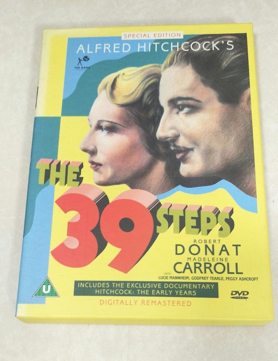 Alfred Hitchcock's The 39 Steps - Classic 1935 Starring Robert Donat, Madeline Carroll DVD Christmas Gift Ideas