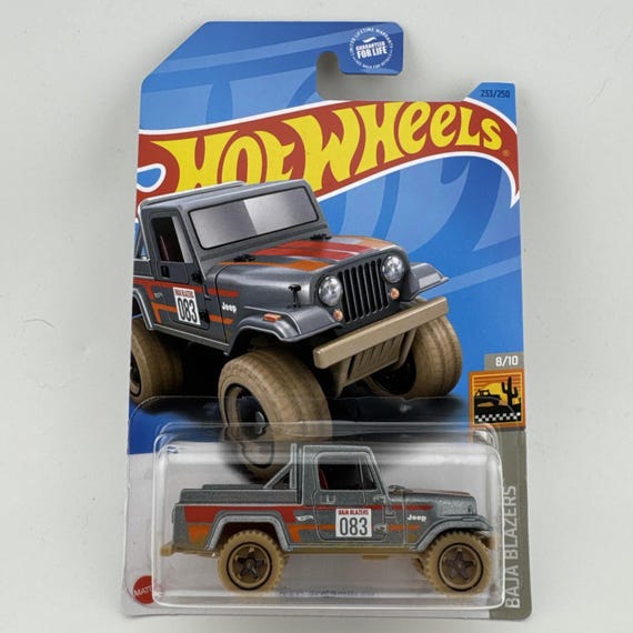 Hot Wheels Jeep Scrambler HW Baja Blazers Off Road Metallic Gray Collector's Edition